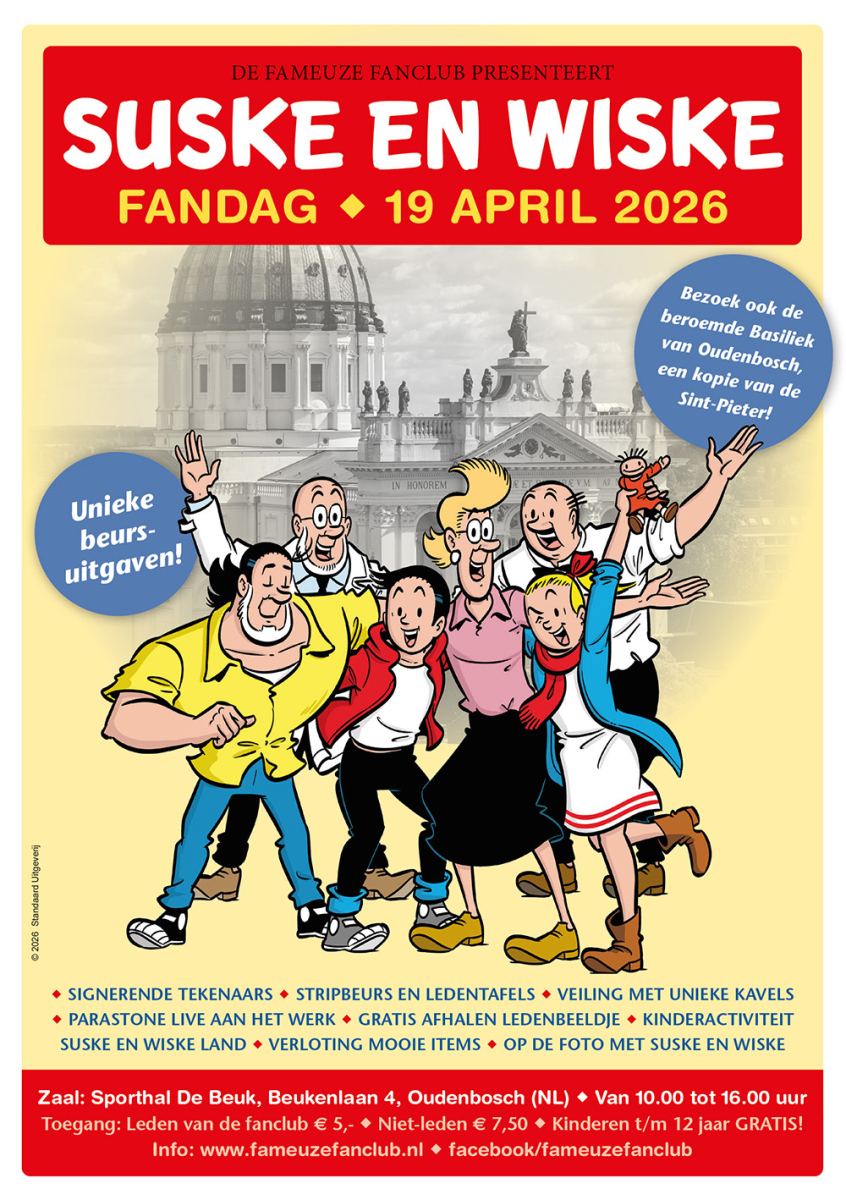 Suske en Wiske Fandag 2026
