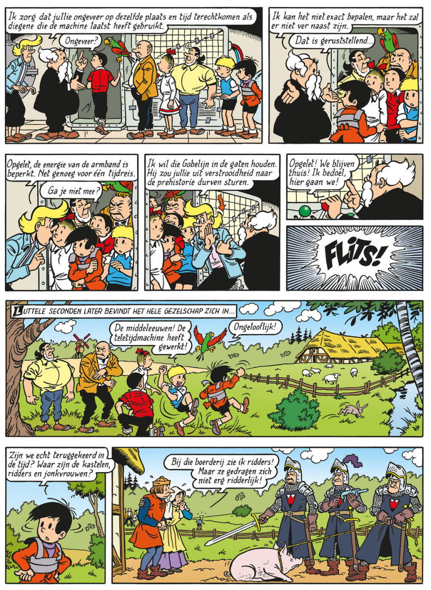 De vorsten van Onderland - Pagina uit het verhaal